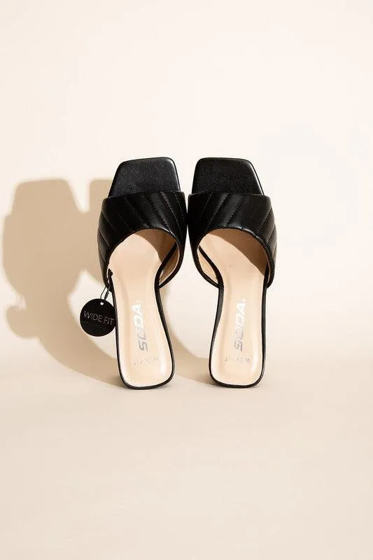 Womens Shoes Style No. W-Nina Slide Mule Heels