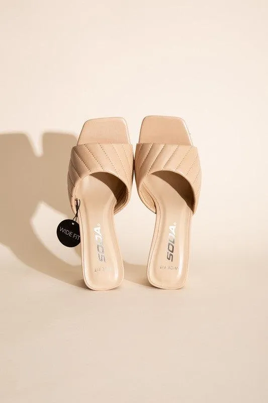 Womens Shoes Style No. W-Nina Slide Mule Heels