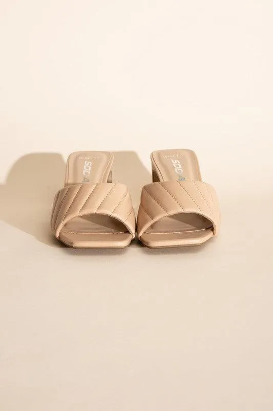 Womens Shoes Style No. W-Nina Slide Mule Heels