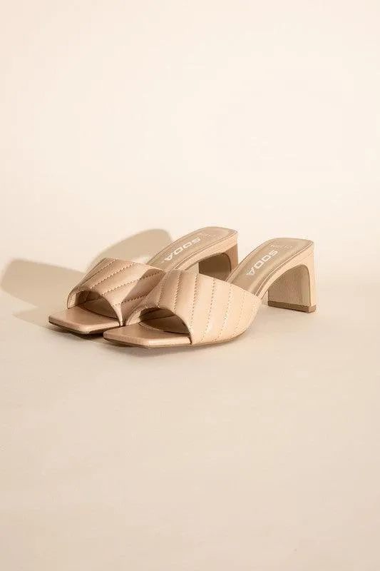 Womens Shoes Style No. W-Nina Slide Mule Heels