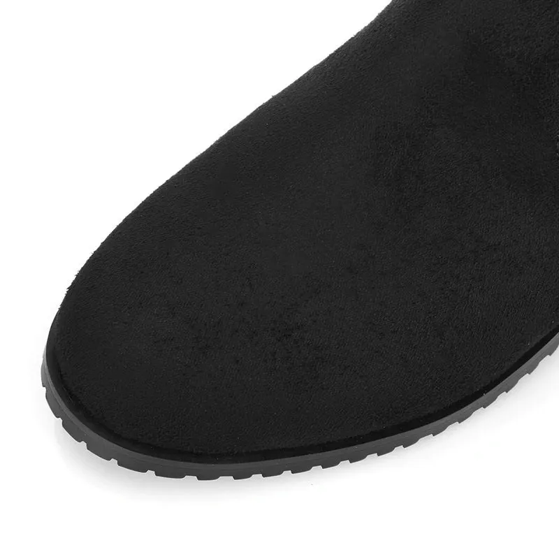 Women's Slim Fit Drawstring Over The Knee High Boots