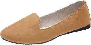 Women's Slip On Ballet Flat Round Toe for Women Dressy Comfortable Slip On Dress Business Casual Shoes for Women Dress Shoes Comfortable