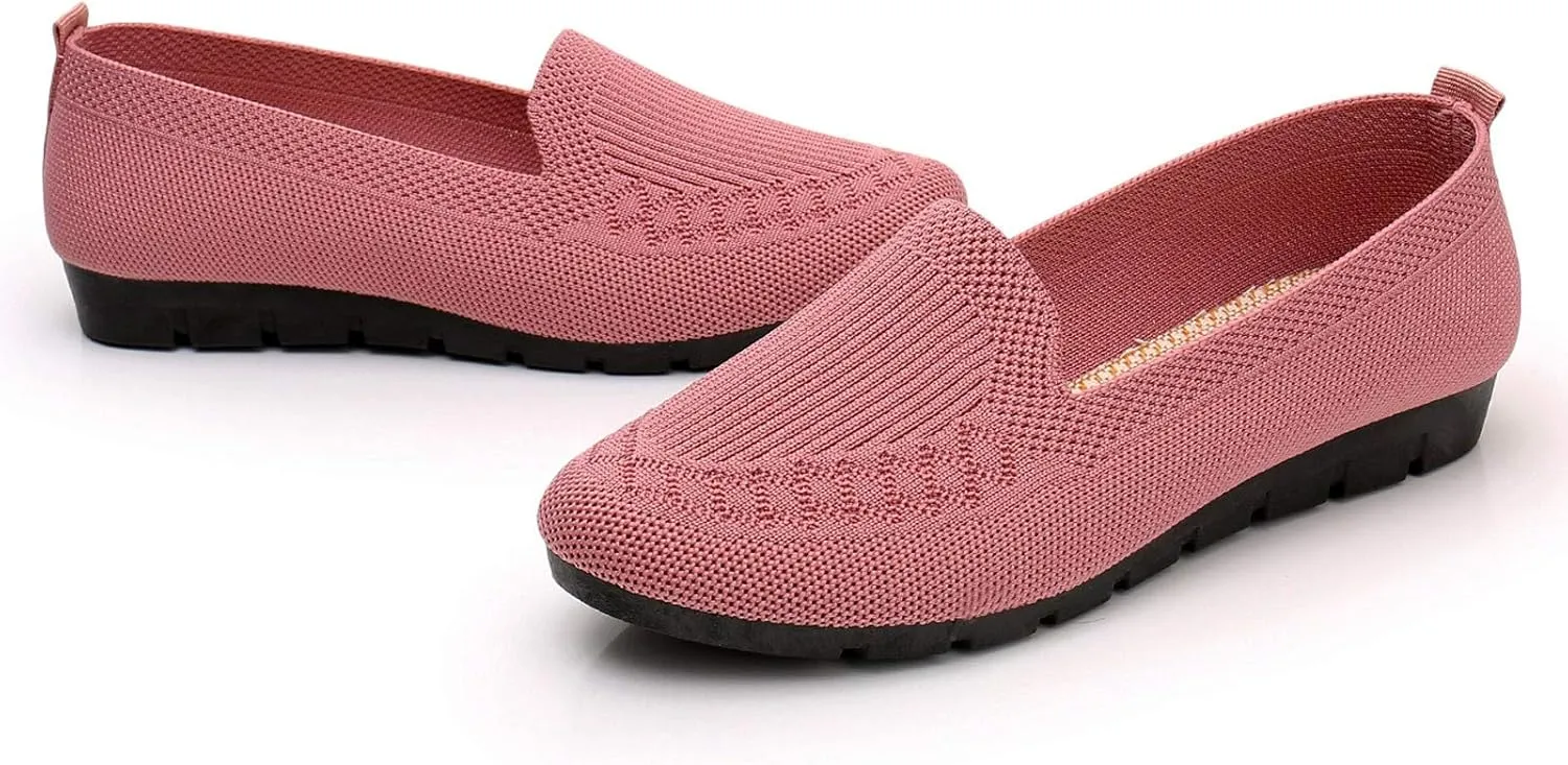 Women's Slip-On Loafer Comfortable Dressy Casual Work Flats Women's Loafers Casual Slip on Flat Shoes