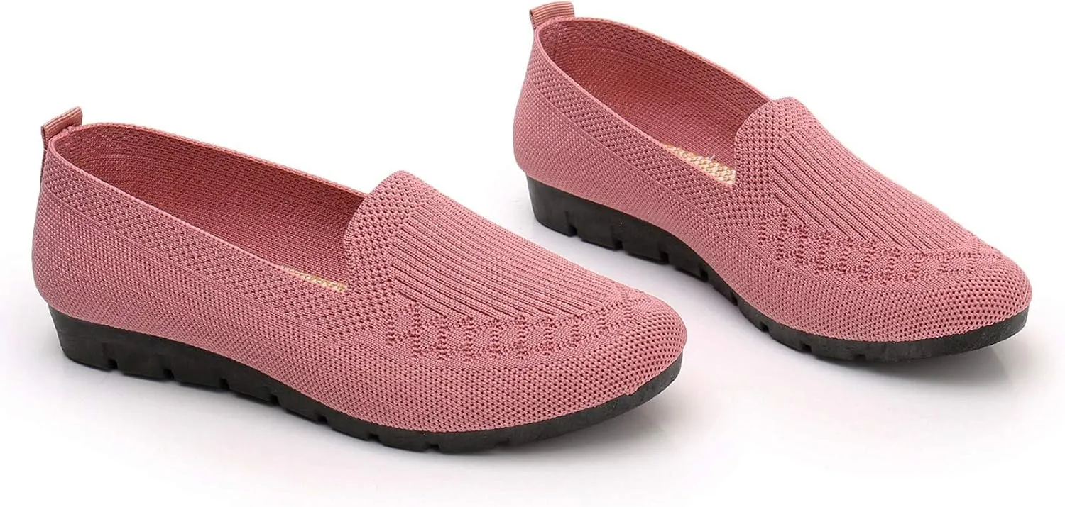 Women's Slip-On Loafer Comfortable Dressy Casual Work Flats Women's Loafers Casual Slip on Flat Shoes