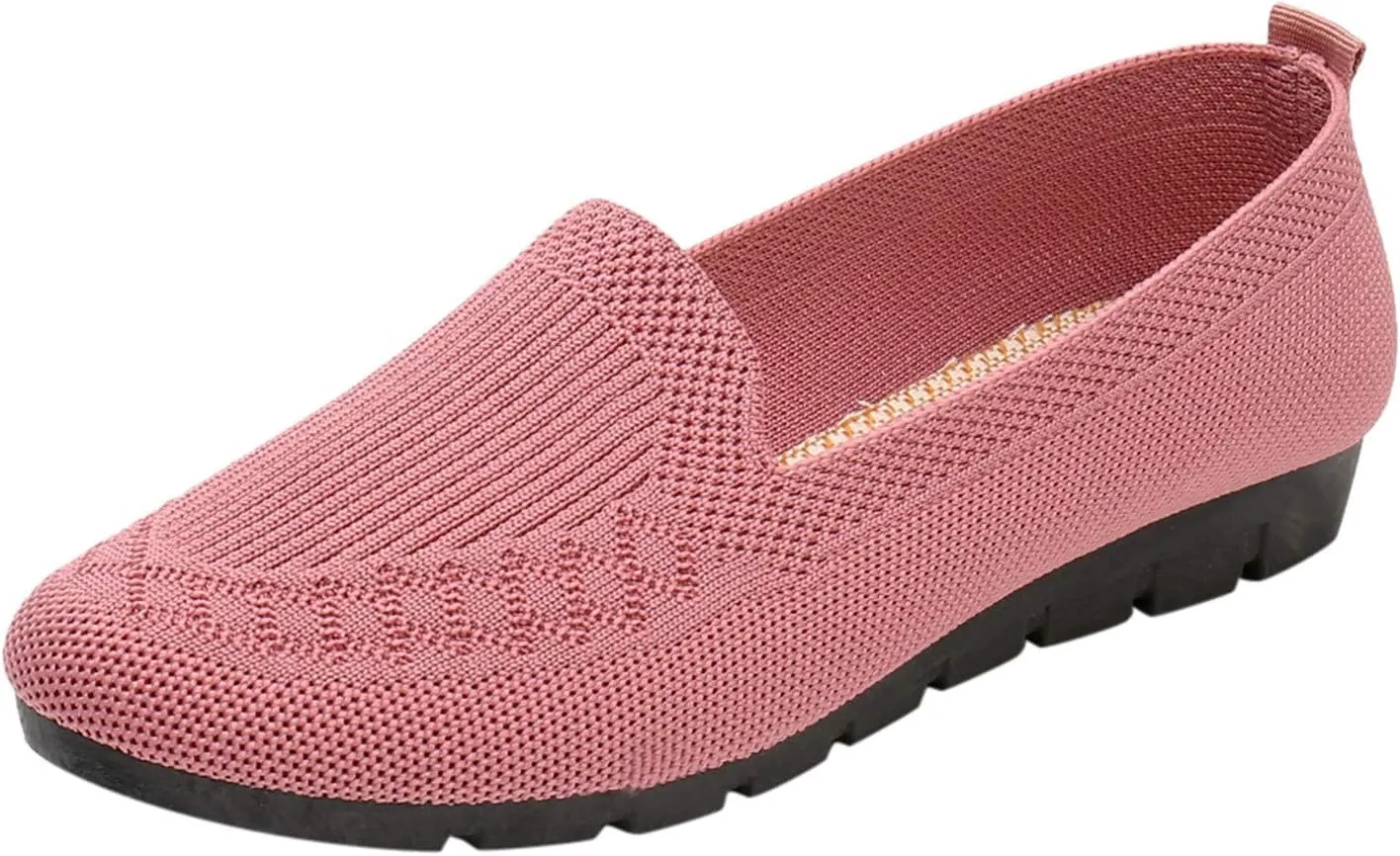 Women's Slip-On Loafer Comfortable Dressy Casual Work Flats Women's Loafers Casual Slip on Flat Shoes