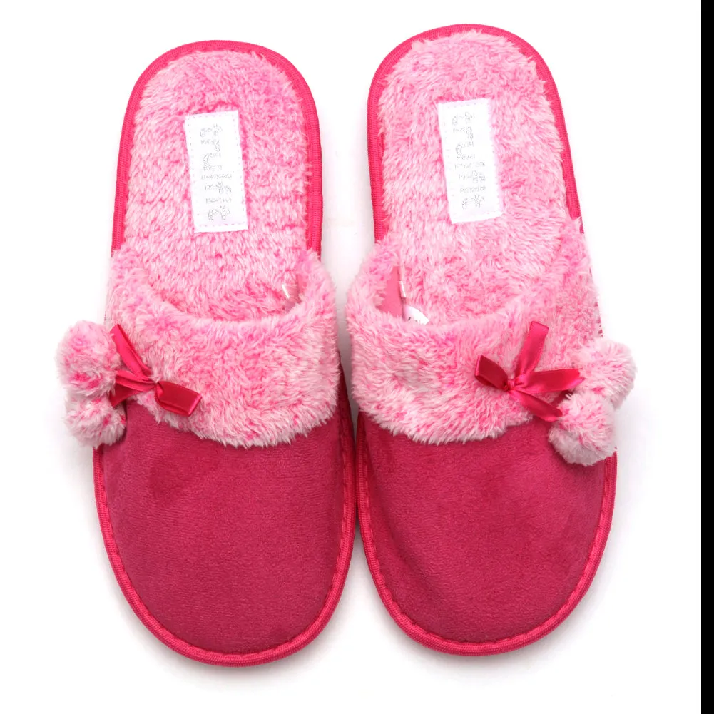 Womens Slippers Slip On Cozy Indoor Soft House Comfortable Plush Shoes