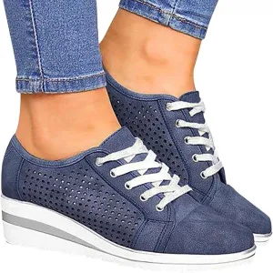 Womens Sneakers,Women Trail Running Lightweight Mesh Tennis Lace Up Fashion Athletic Walking Shoes