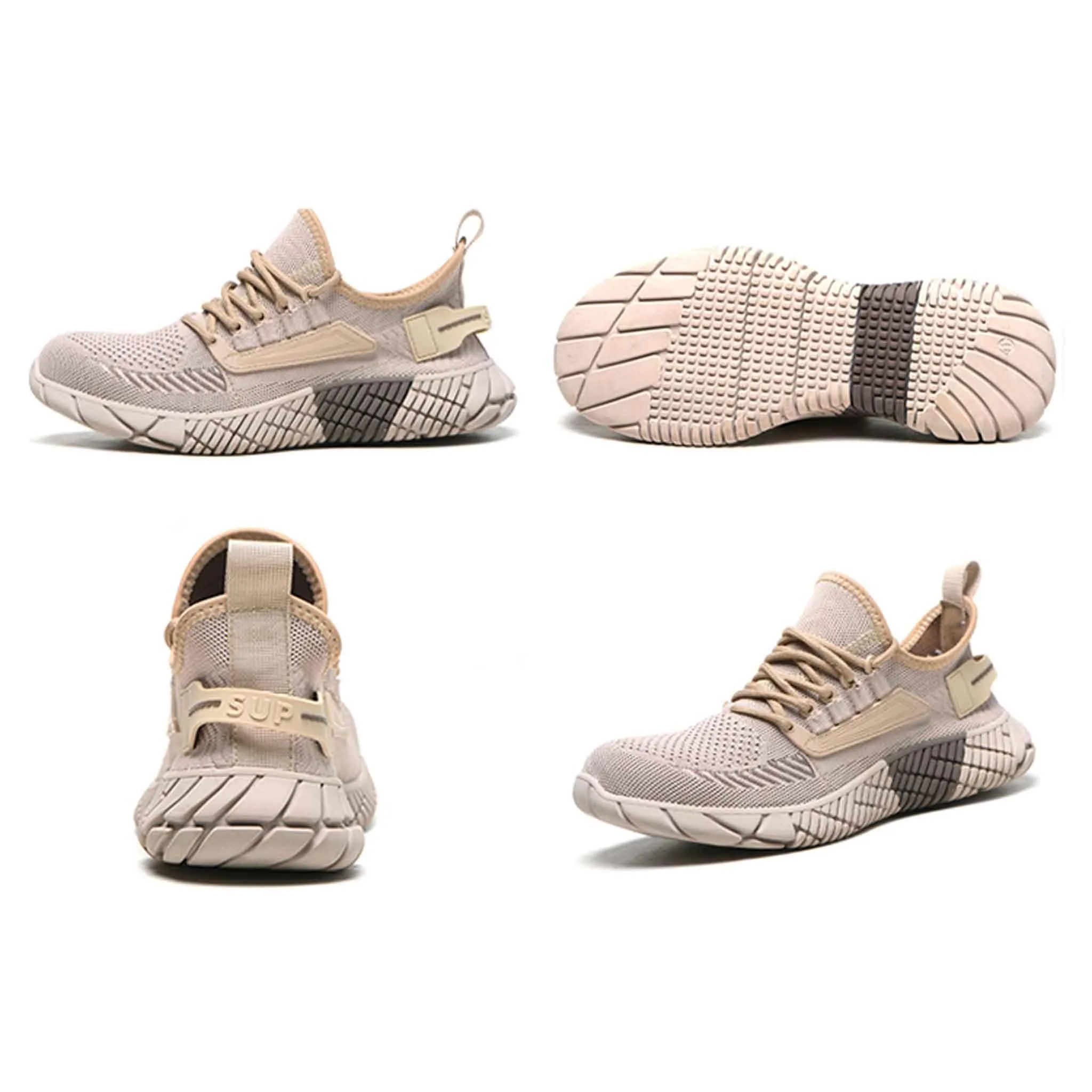 Women's Steel Toe Sneakers - Rubber Sole | B098