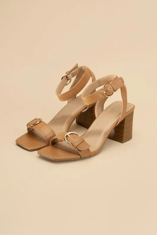 Womens Treaty S Buckle Sandal Heels