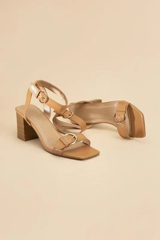 Womens Treaty S Buckle Sandal Heels