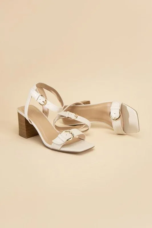 Womens Treaty S Buckle Sandal Heels