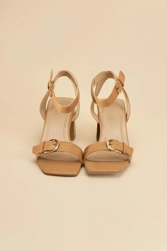 Womens Treaty S Buckle Sandal Heels