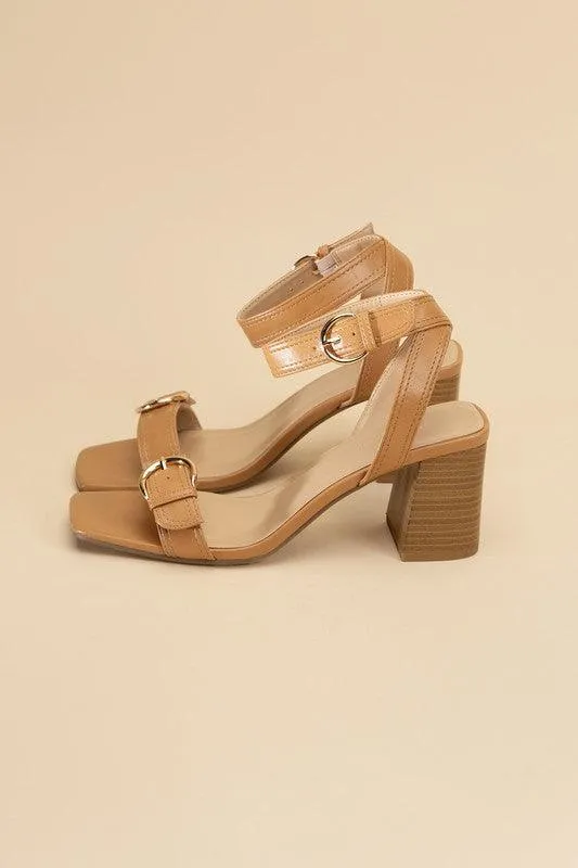 Womens Treaty S Buckle Sandal Heels