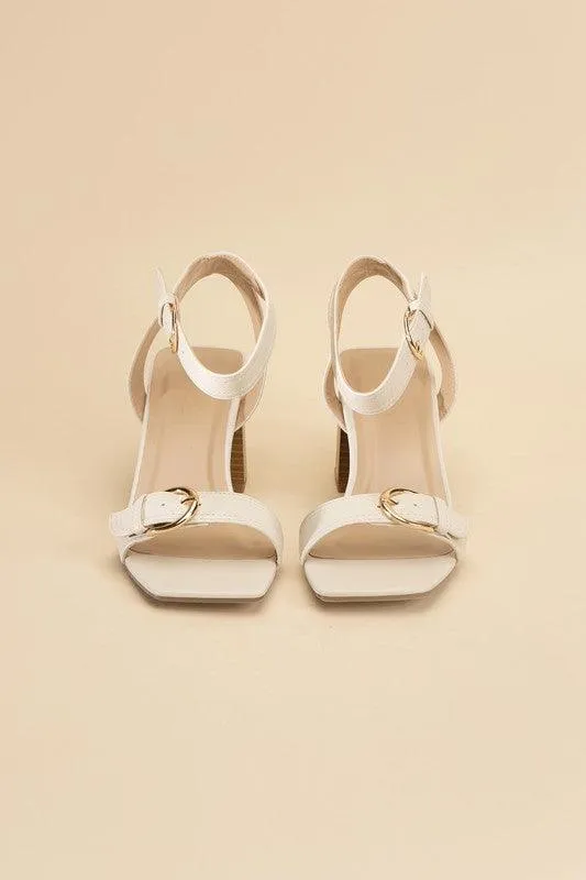 Womens Treaty S Buckle Sandal Heels