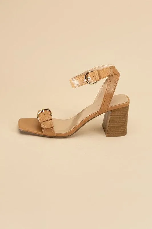 Womens Treaty S Buckle Sandal Heels