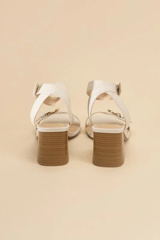 Womens Treaty S Buckle Sandal Heels