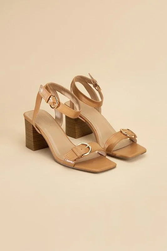 Womens Treaty S Buckle Sandal Heels