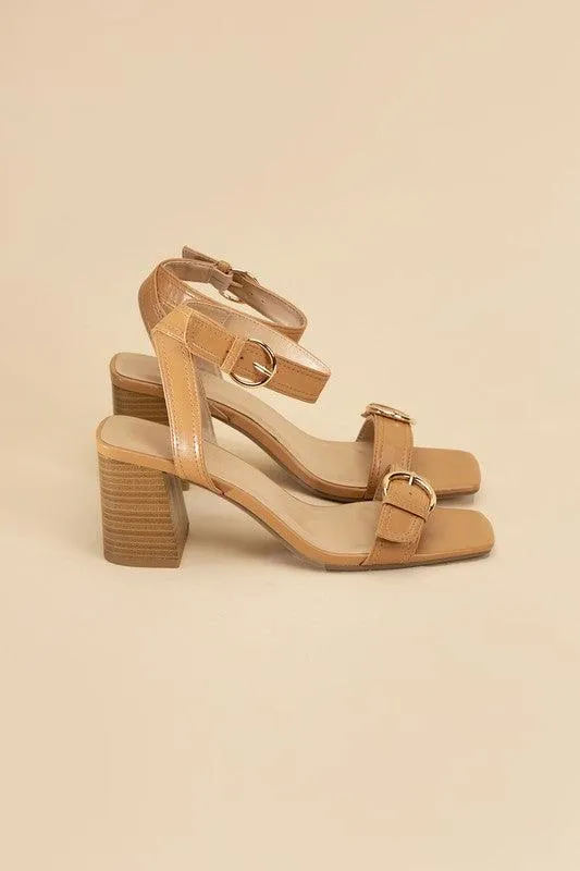 Womens Treaty S Buckle Sandal Heels