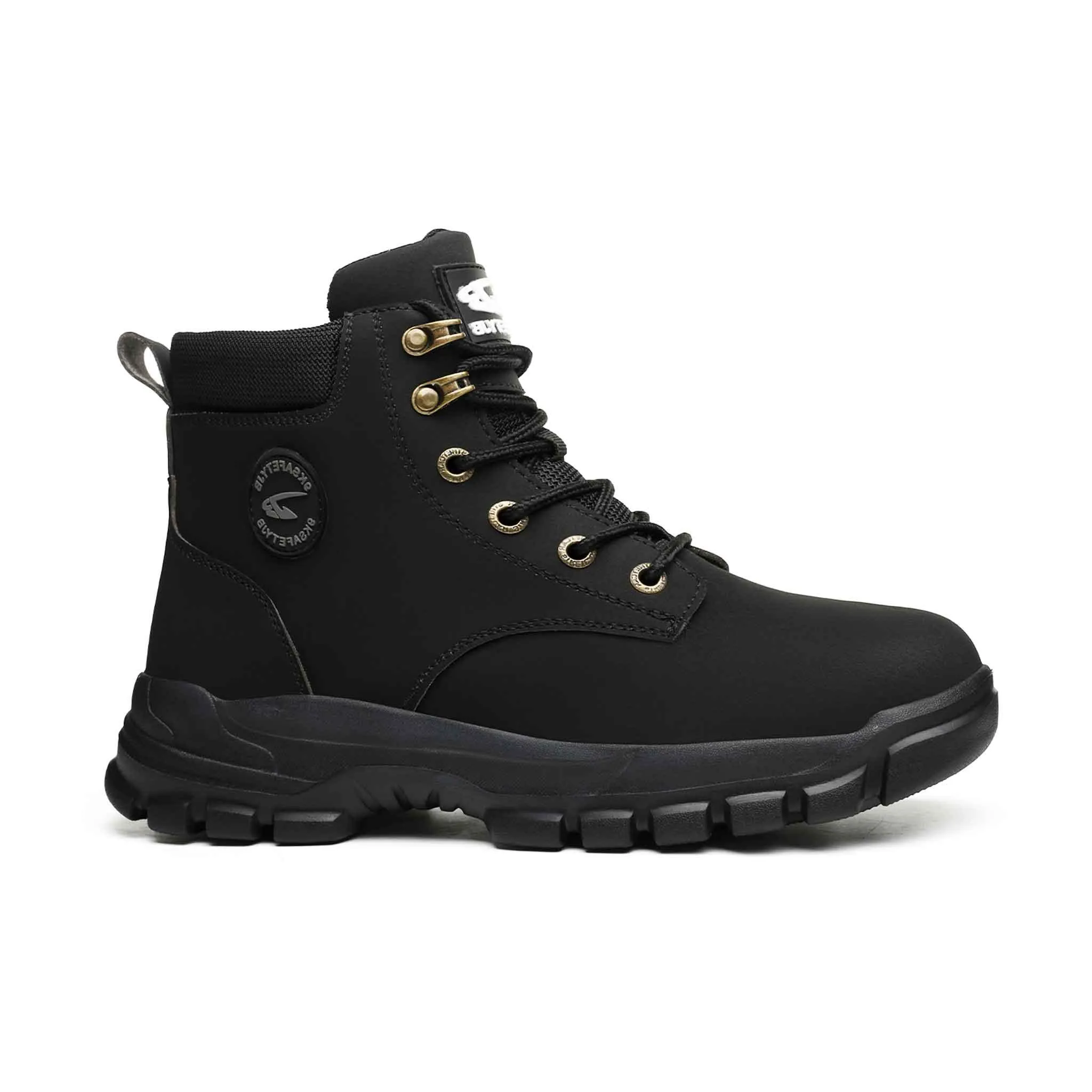 Women's Waterproof Steel Toe Boots - Rubber Sole | B252