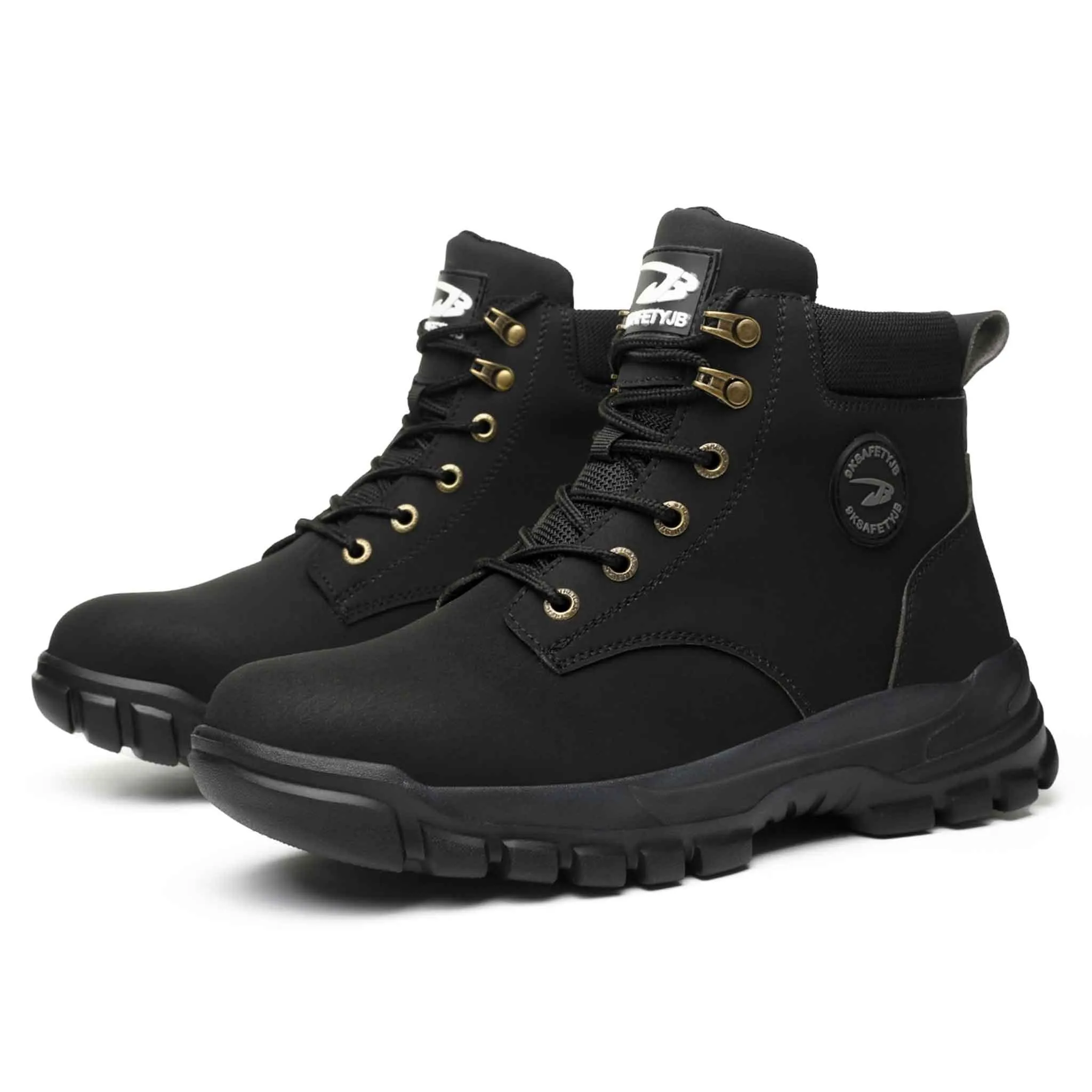 Women's Waterproof Steel Toe Boots - Rubber Sole | B252