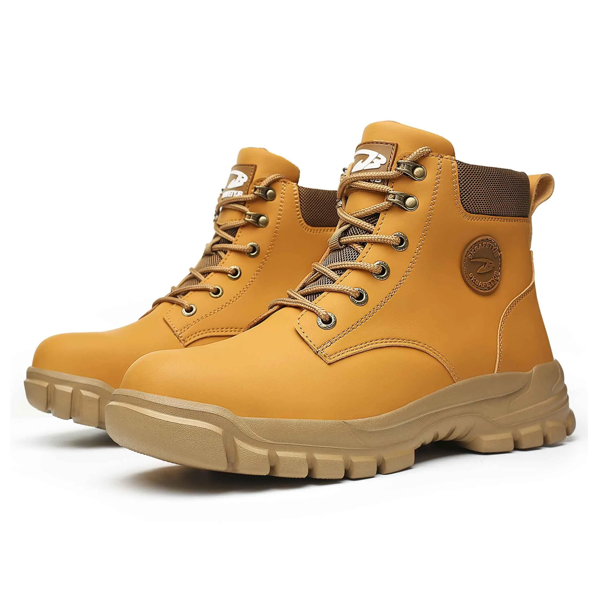 Women's Waterproof Steel Toe Boots - Rubber Sole | B252
