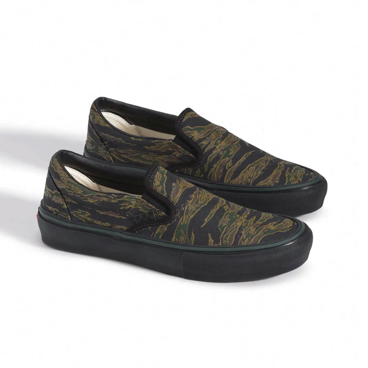 Slip On Style Skate Slip-Ons 'Tiger Camo Green'