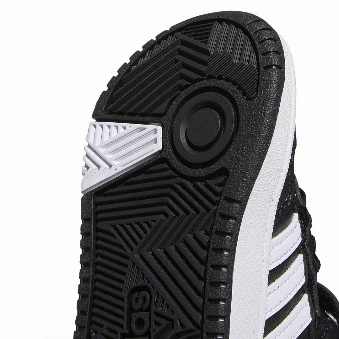 adidas - Kids' (Infant) Hoops Mid 3.0 Shoes (GW0408) Precision Bonded Overlays Reinforced heel