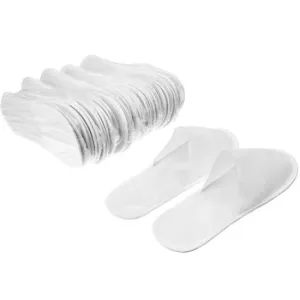 Woven Closed Toe Slippers (6 pairs)