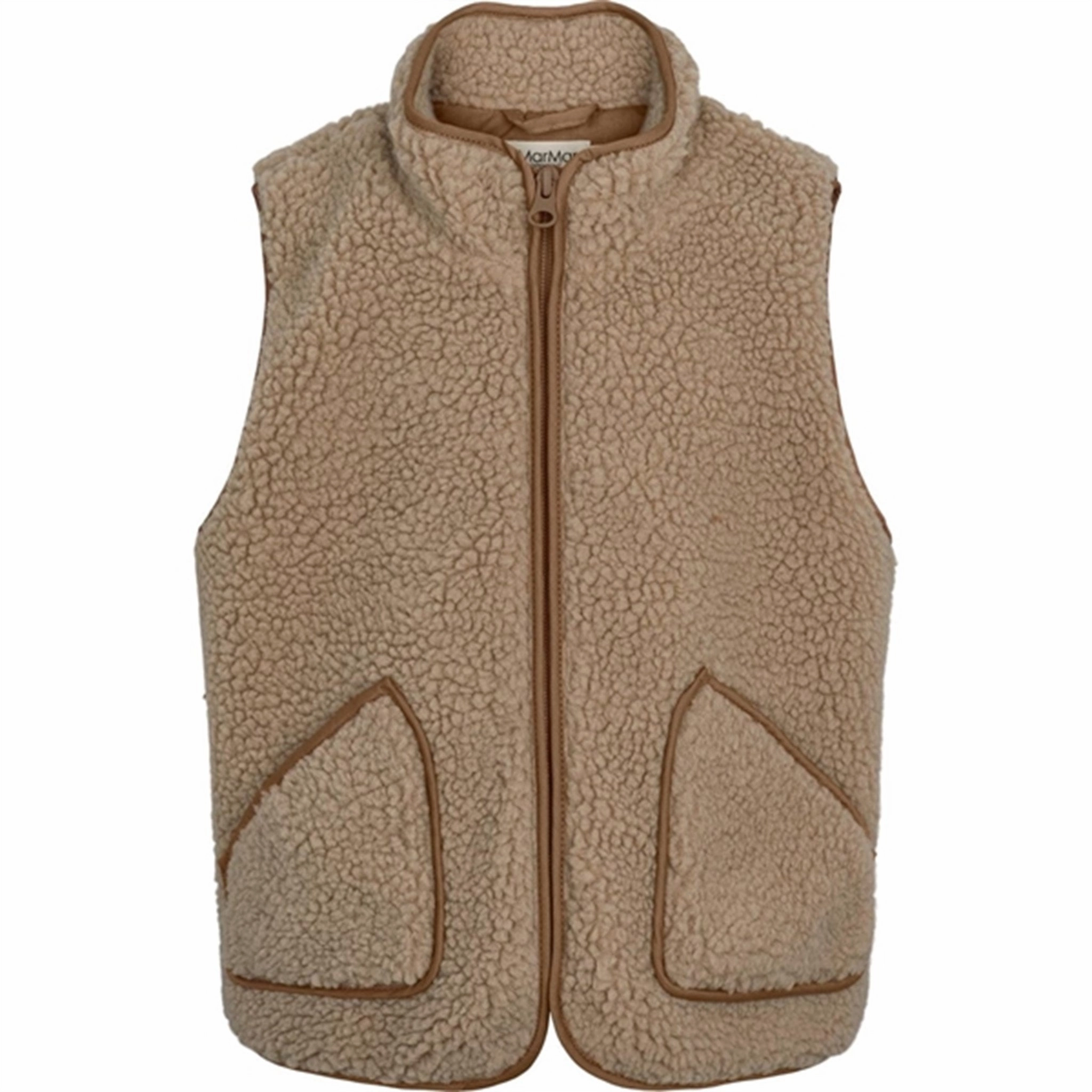 OdorControlTreatment Anti Slip Interior MarMar Joby Teddybear Fleece Vest Sandstone