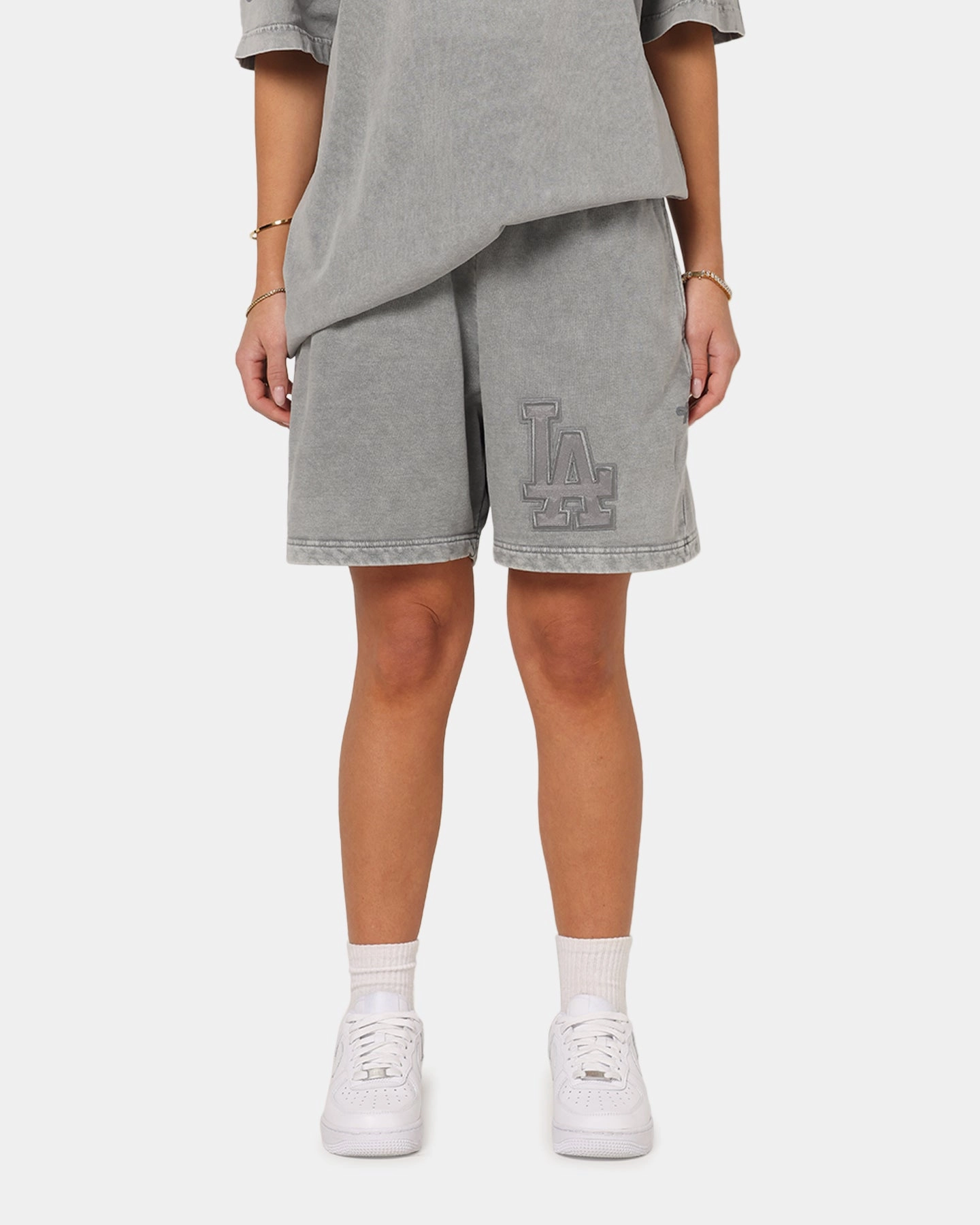 Pro Standard Los Angeles Dodgers Washed Classic Shorts Washed Grey Trail Ready