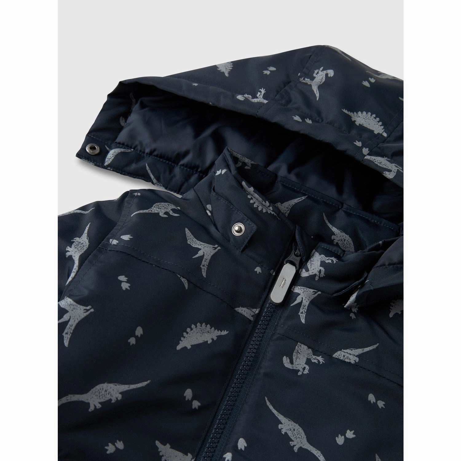 Name It Dark Sapphire Ref Dino Nmmmax Pa Jacket Ref Aop Noos Casual Fit Silhouette Low Profile Insulation