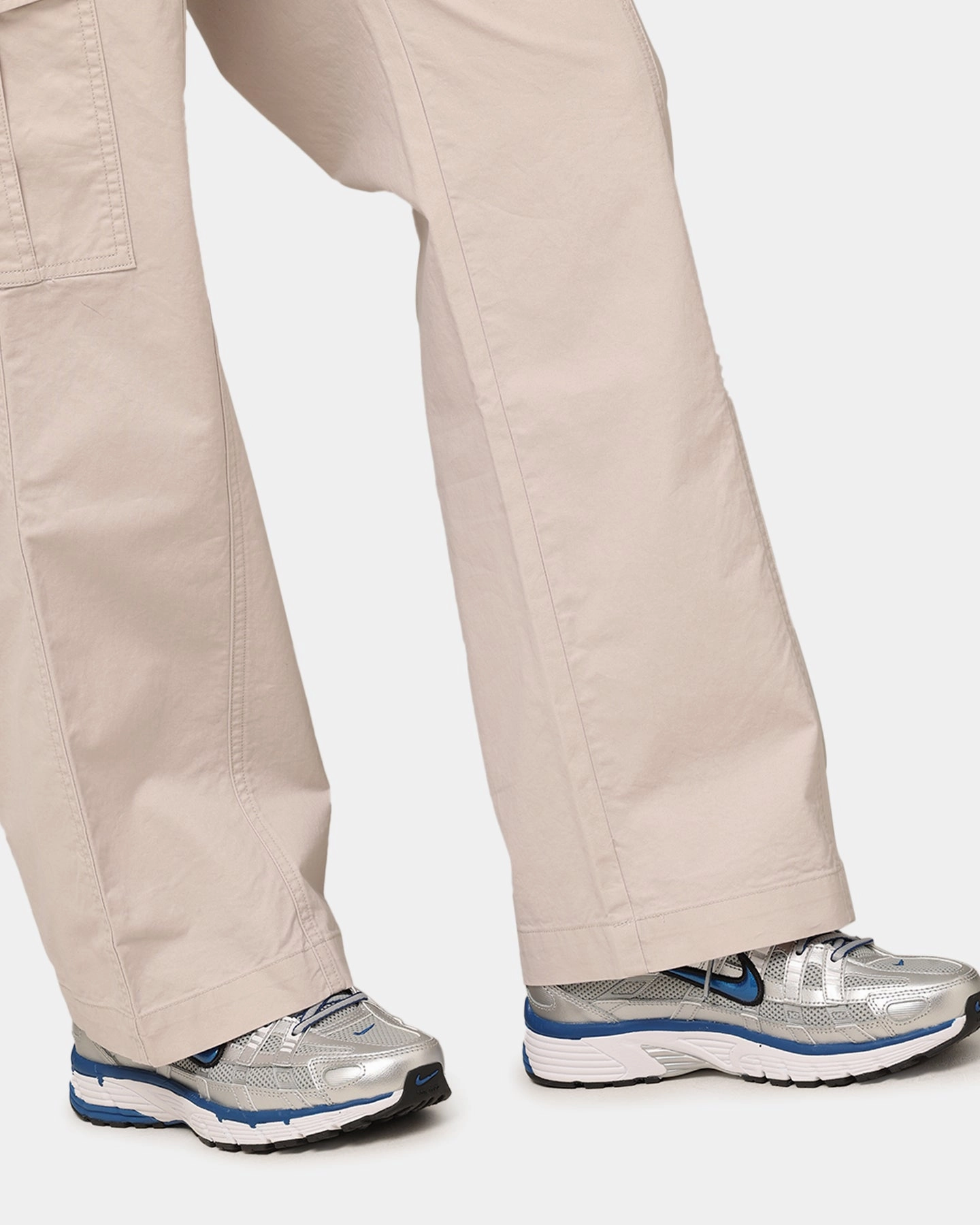 X-Girl Work Cargo Pants White Sand All Day Comfort Fit