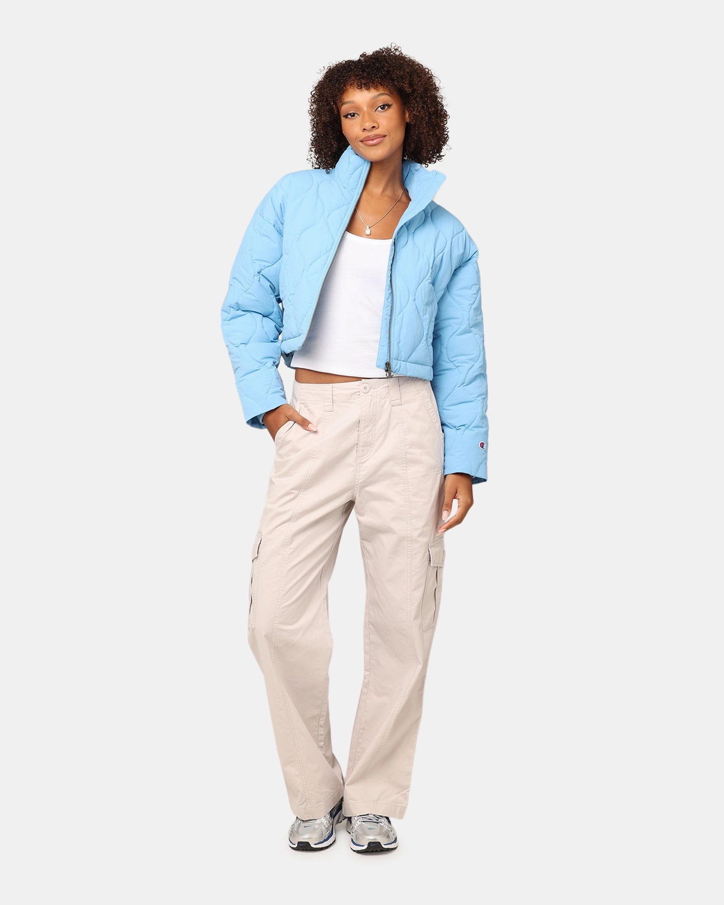 X-Girl Work Cargo Pants White Sand Ultra Soft Inner Layer AntiStaticLining