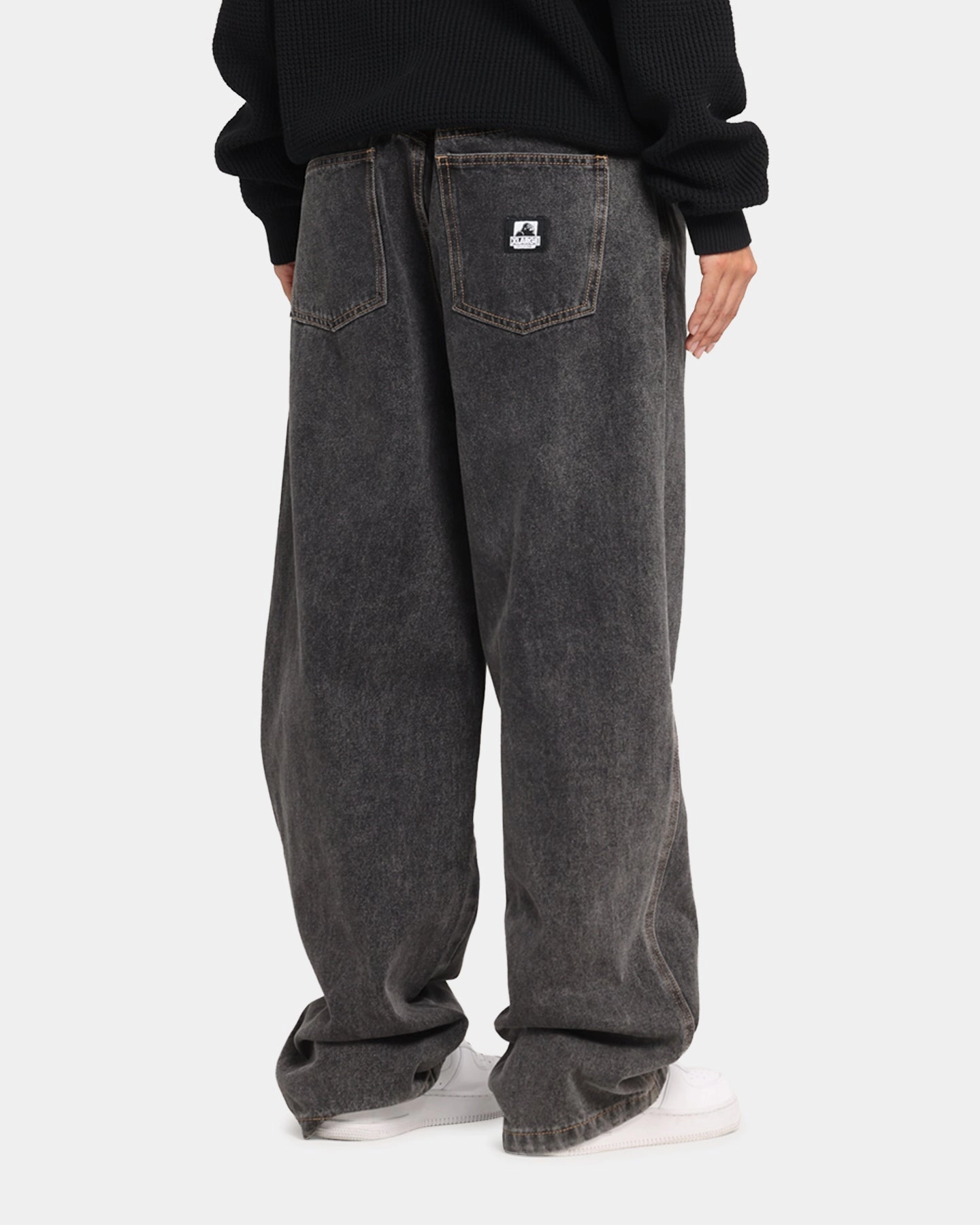 X-Large Baggy Bull Denim 91 Pants Washed Black Timeless Wear