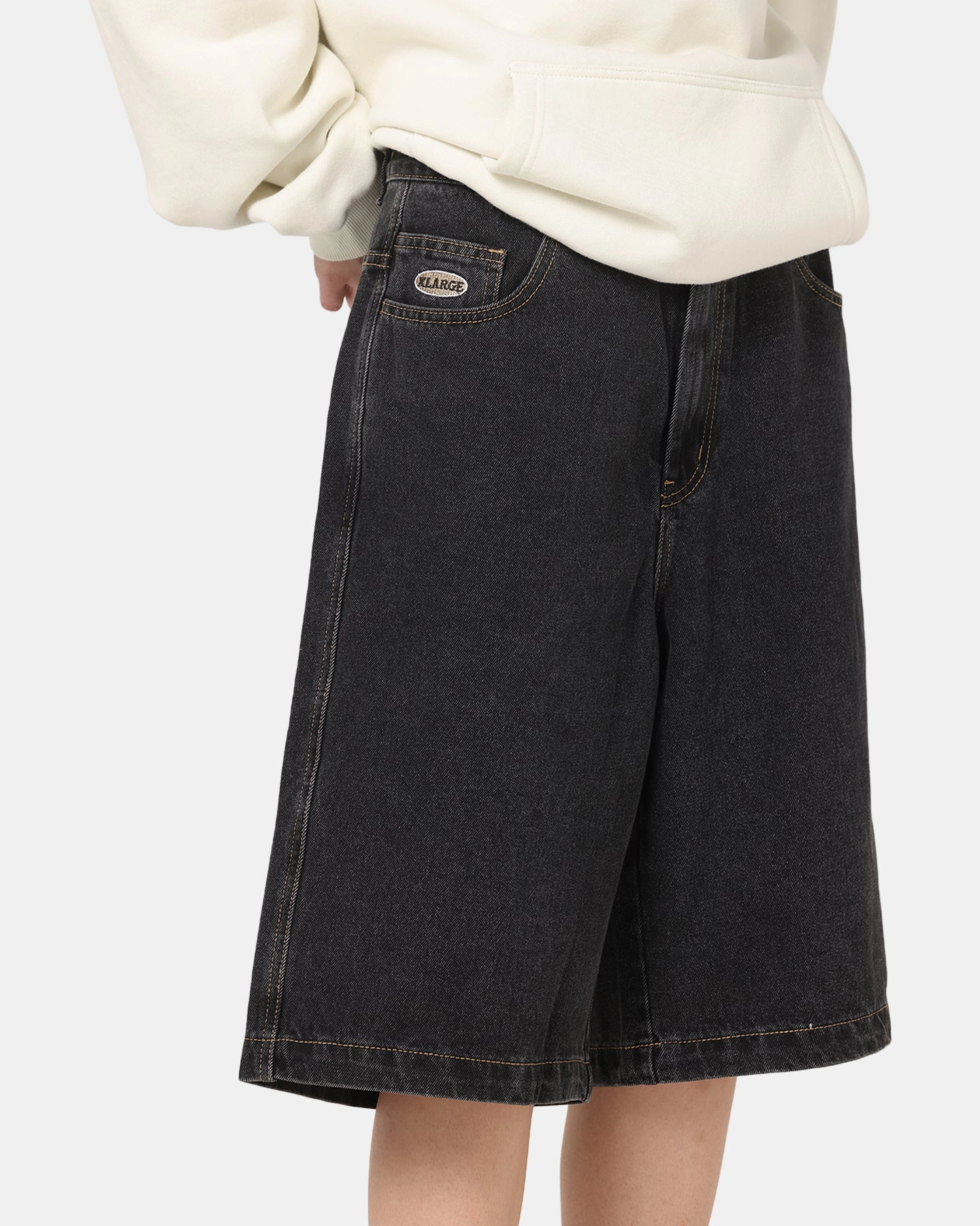 Active Comfort Functional Waist X-Large Bull Denim 91 Shorts Washed Black