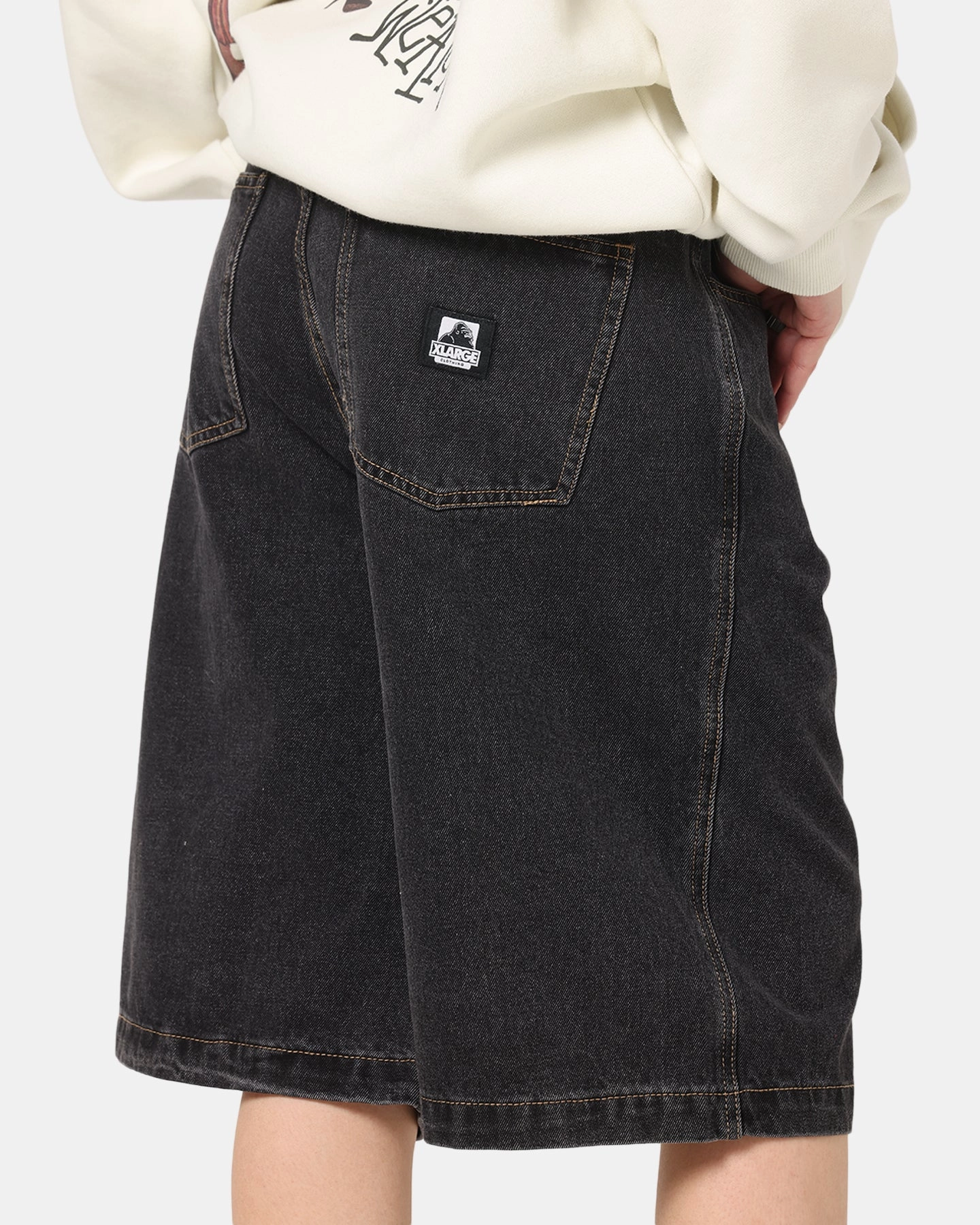 Cold Weather Wear Durable Wear X-Large Bull Denim 91 Shorts Washed Black