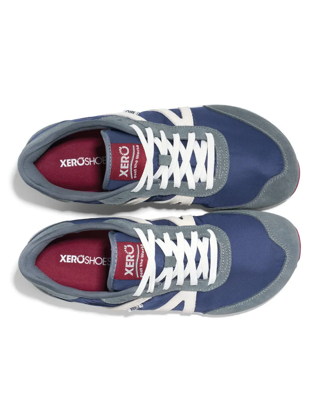 Xero WYNN Minimal Casual Shoe - Mens - Blue/Grey/Burg