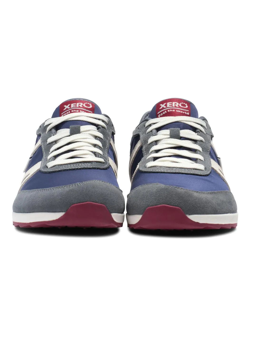 Xero WYNN Minimal Casual Shoe - Mens - Blue/Grey/Burg