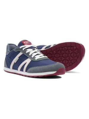 Xero WYNN Minimal Casual Shoe - Mens - Blue/Grey/Burg