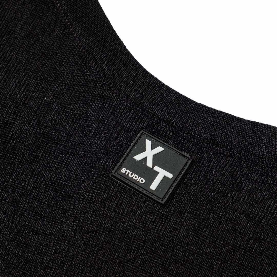XT Studio canotta top da donna in cotone. Colore nero traditional warfare