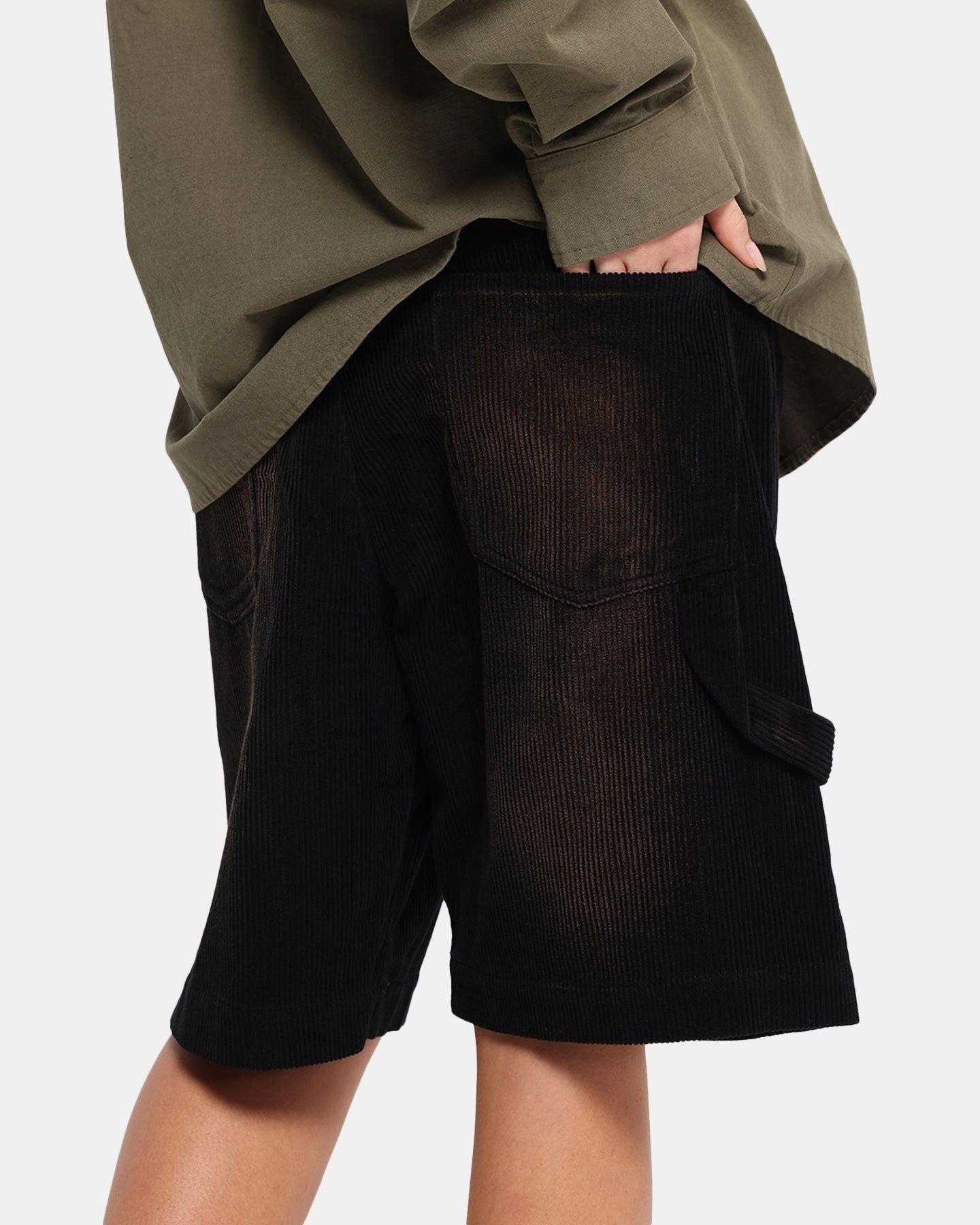 Work Ready XXIII Corduroy Wash Jorts Black