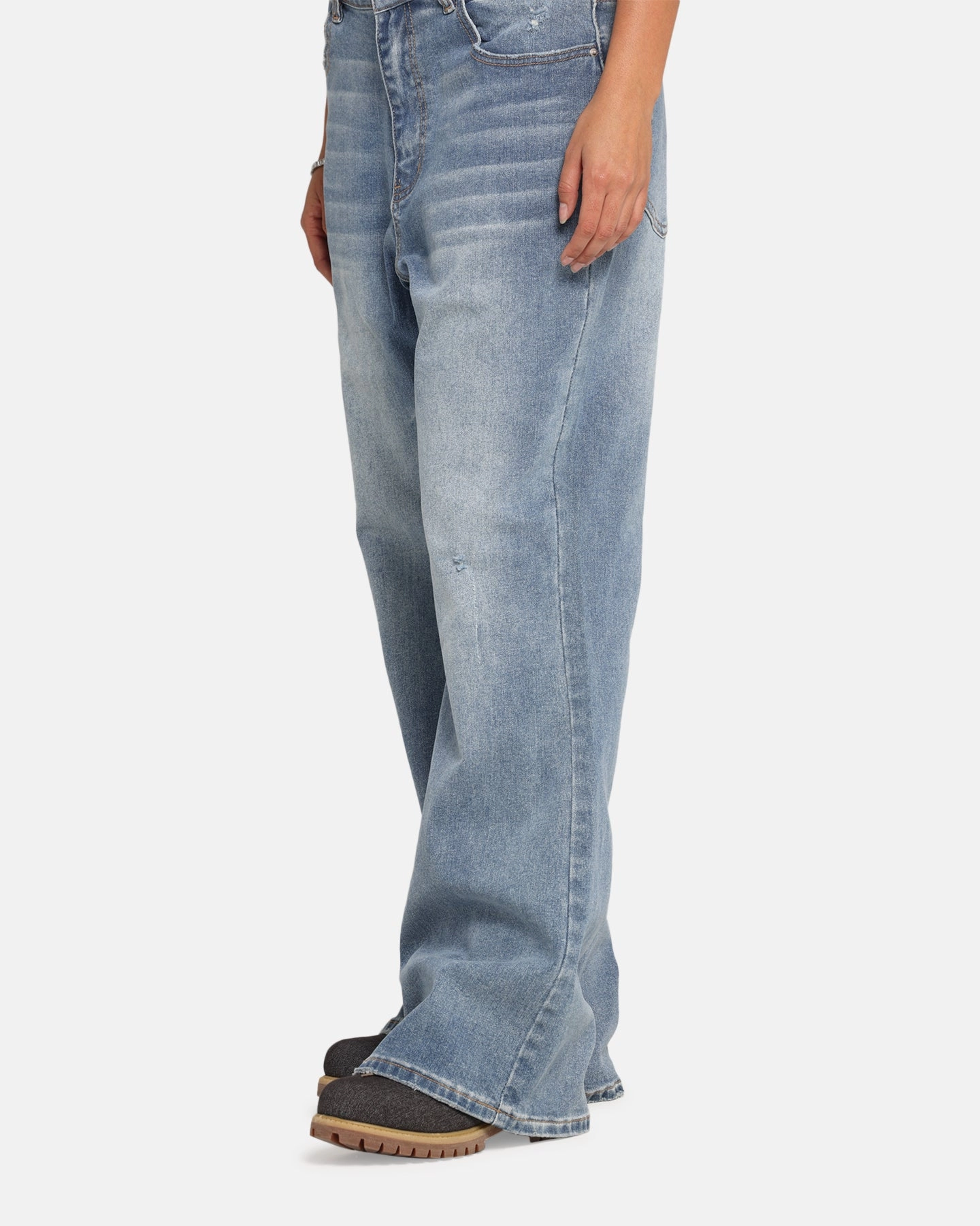 XXIII Game Play Flared Jeans Blue Denim Essential Comfort Wear StretchFabric
