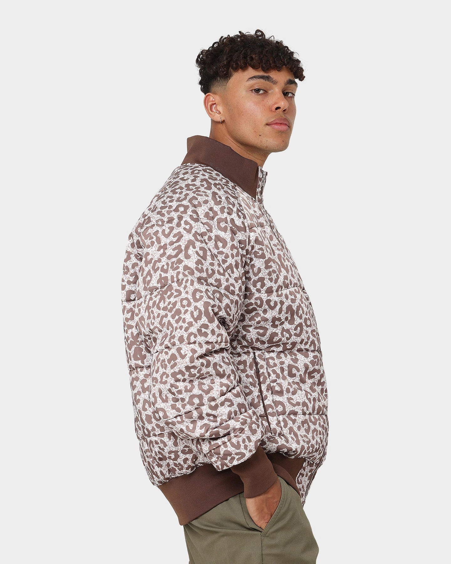 Practical Wear Ticket XXIII Leopard Print Puffer Jacket Leopard