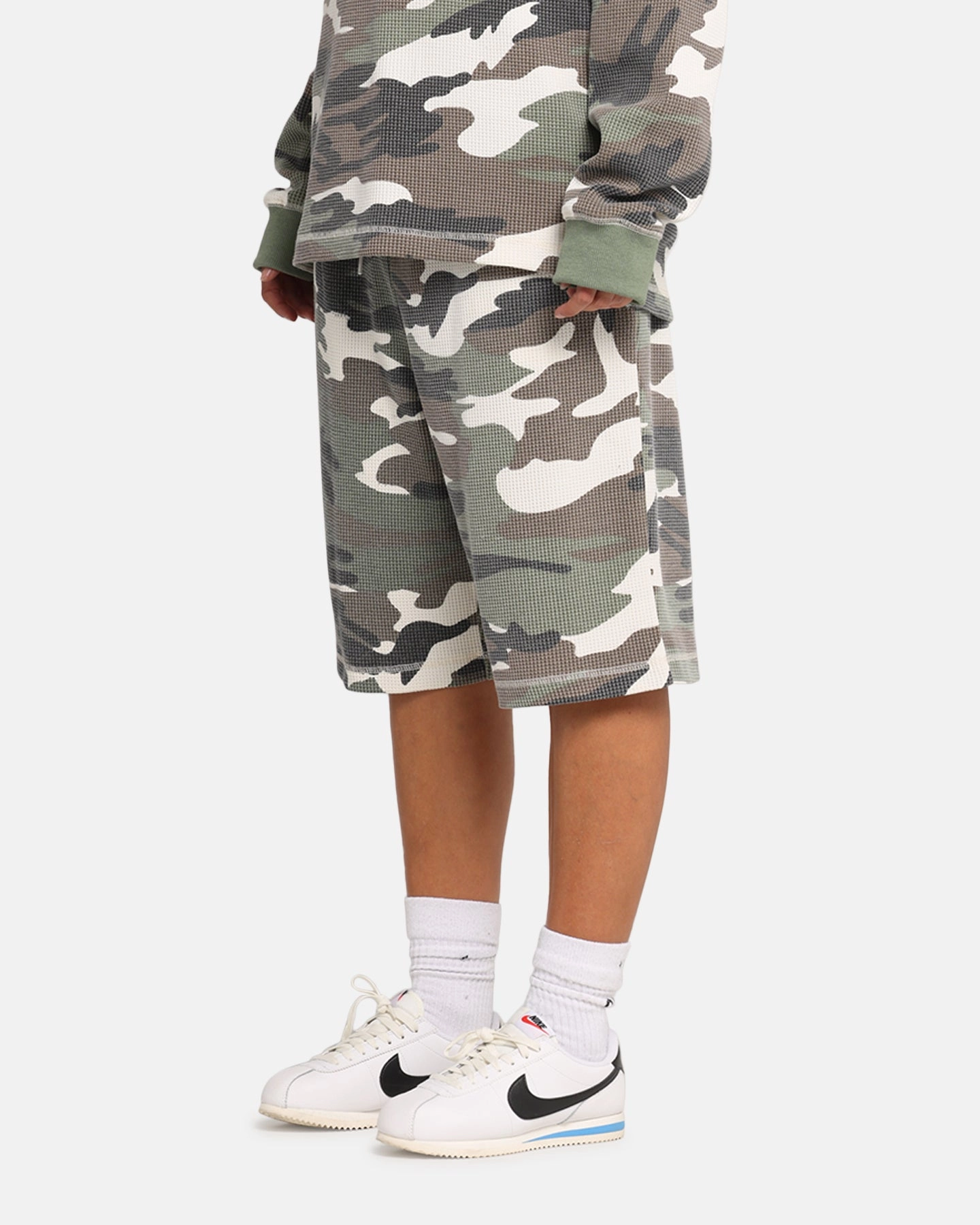 XXIII Printed Thermal Shorts Camo Flexible Fabric Chic Style