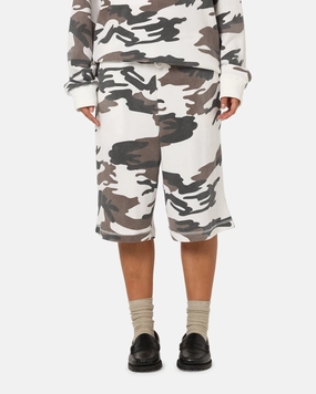 Structured fabric Performance Layer XXIII Printed Thermal Shorts Snow Camo