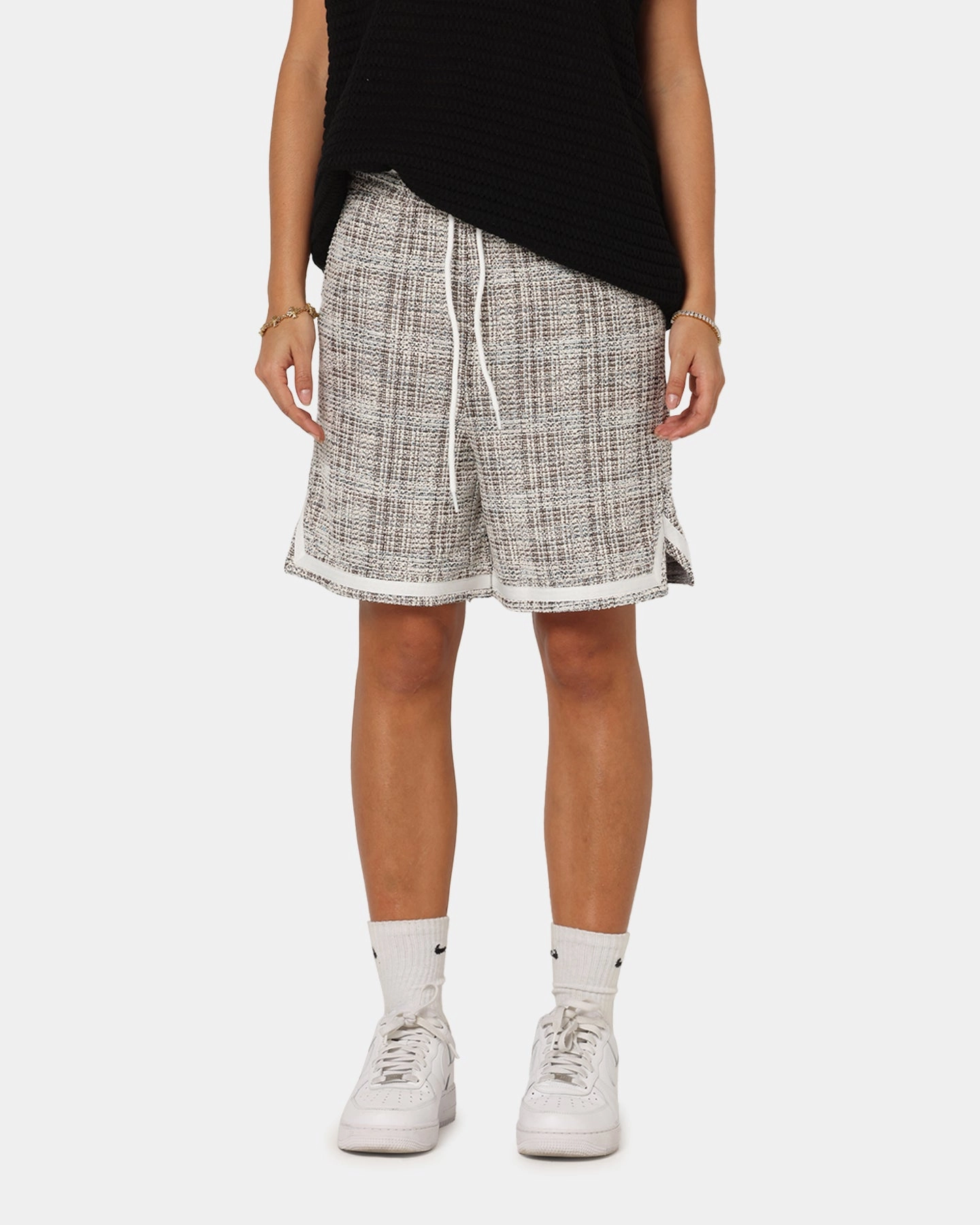 Layer Friendly XXIII Textured Ball Shorts Brown/Cream