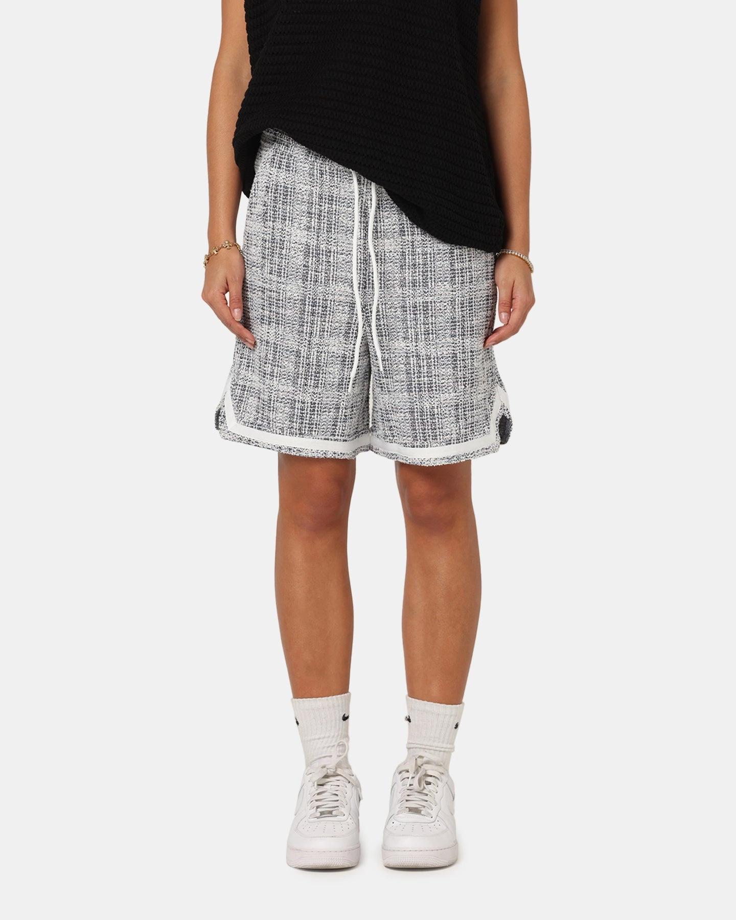 Reinforced Knees Freedom Fit XXIII Textured Ball Shorts Navy/Cream