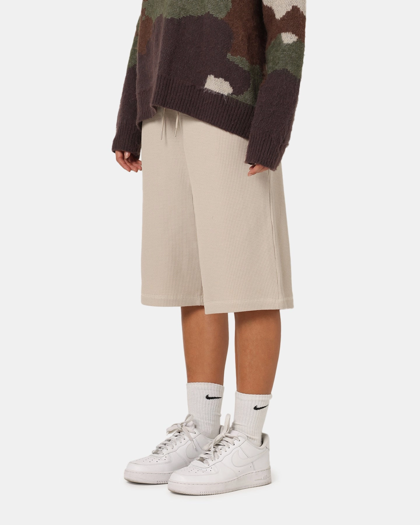 XXIII Thermal Shorts Sand Workwear Stretch Panel