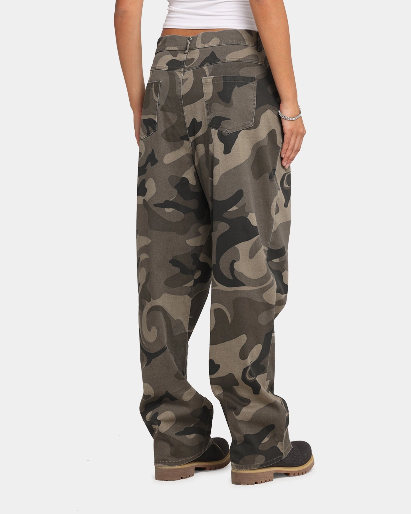 Tailored Silhouette Sleek Cut XXIII Washed Camo Pants Camo
