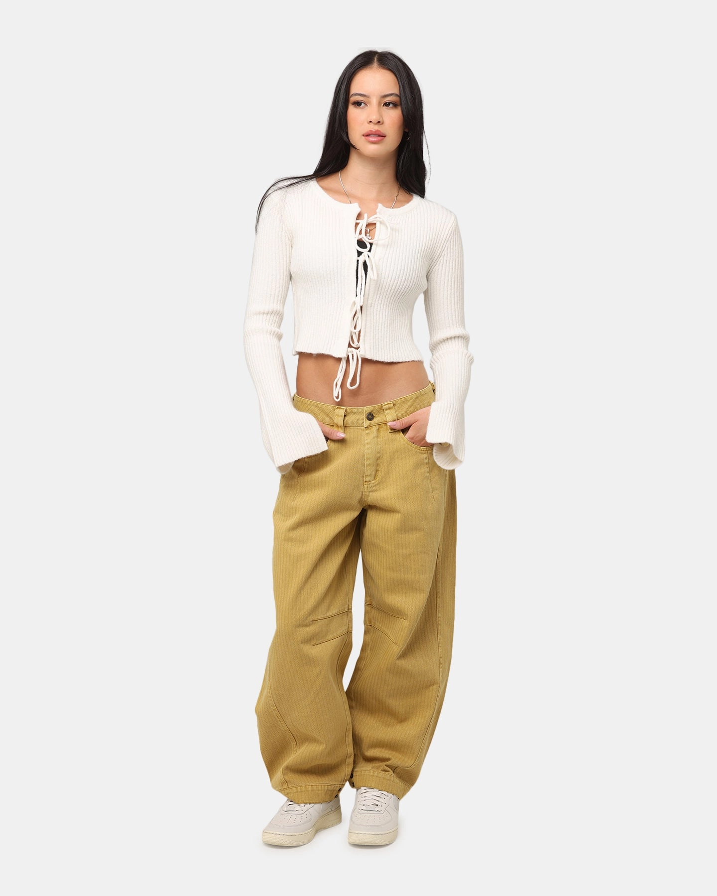 XXIII Women's Barrel Leg Pant Gold Rest Easy